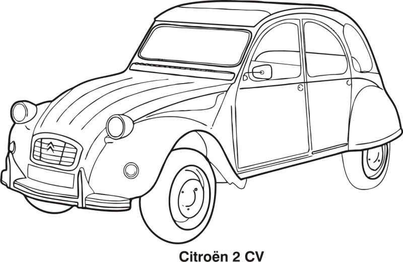 Car Car outline Cars Stickdatei – Fahrzeuge