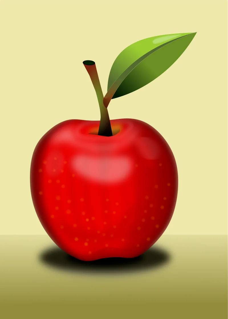 Apple Fruit Food Stickdatei – Essen & Trinken