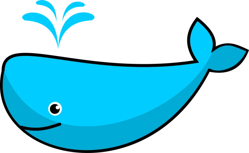 Blue Comic Mammals Stickdatei – Natur