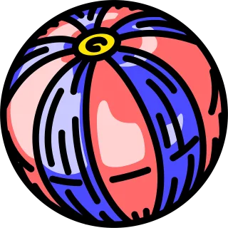 Baby Ball Balloon Stickdatei