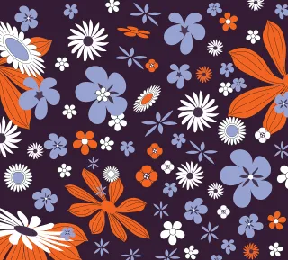 Background Decorative Floral Stickdatei