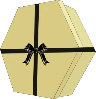 Bow Decorative Gift box Stickdatei – Weihnachten