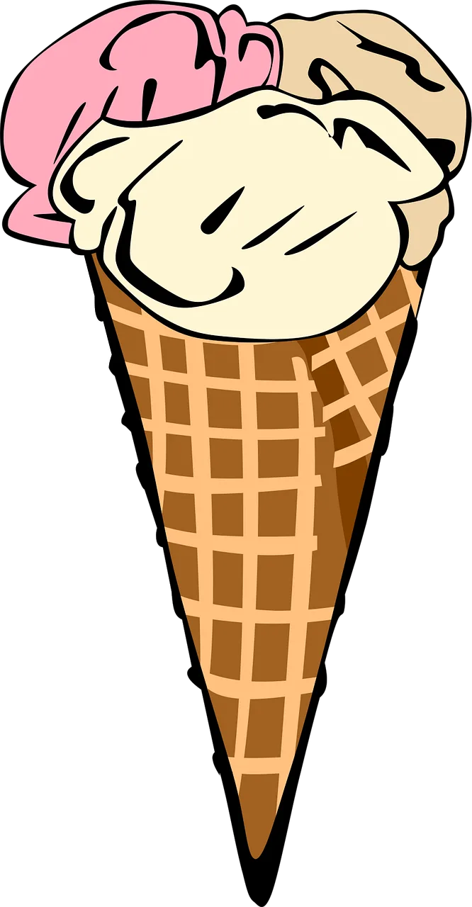 Ice cream cone Food Ice Stickdatei – Kinder