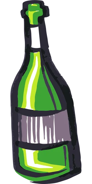 Bottle Vino Wine Stickdatei