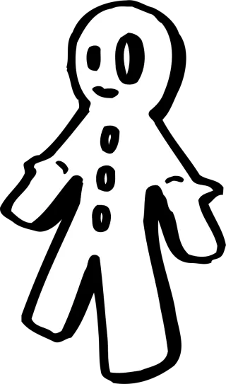 Gingerbread man Xmas Gingerbread Stickdatei