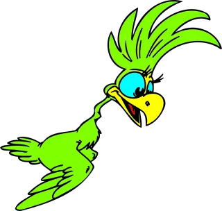 Bird Cartoon Drawing Stickdatei