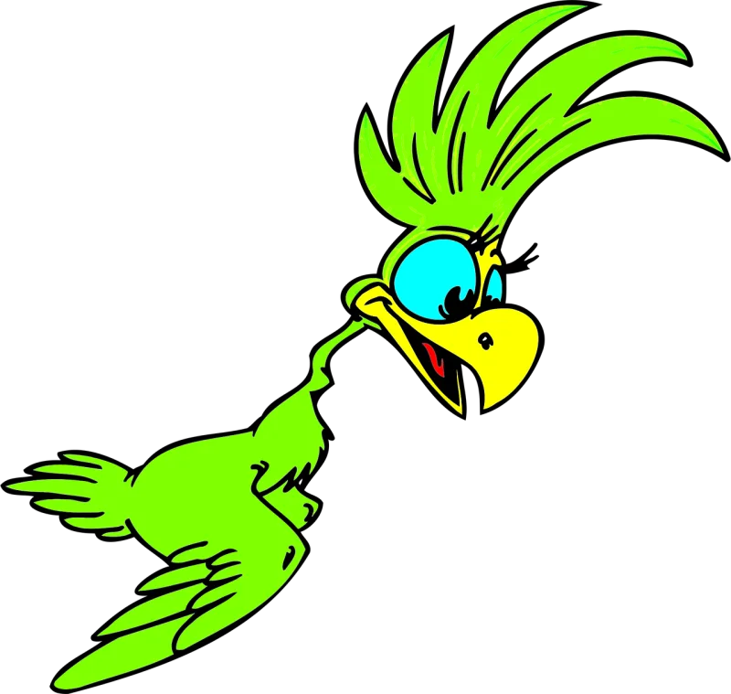 Bird Cartoon Drawing Stickdatei – Tiere