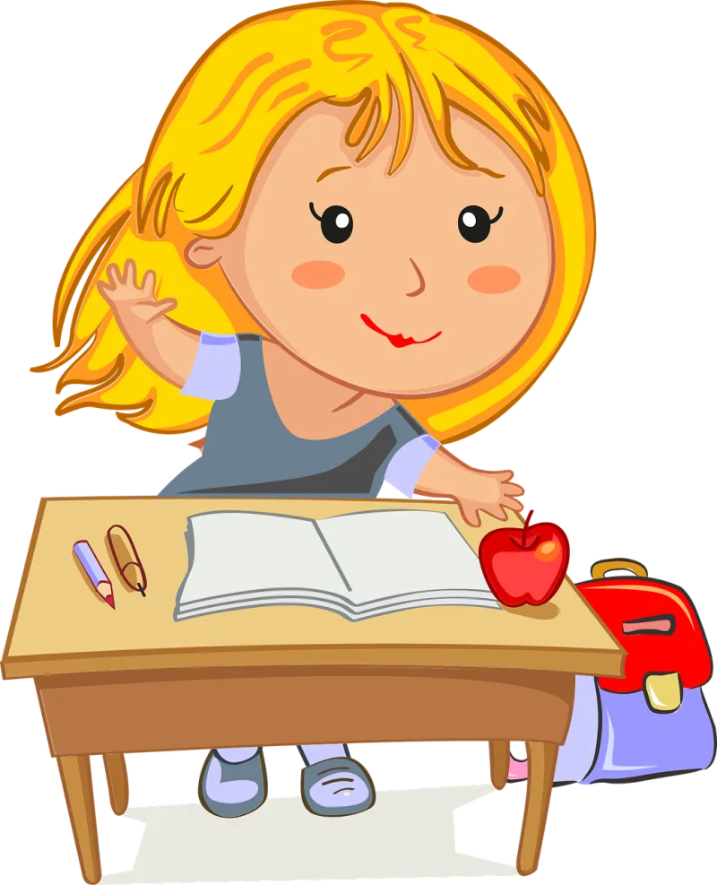 Blonde Cartoon Character Stickdatei – Essen & Trinken
