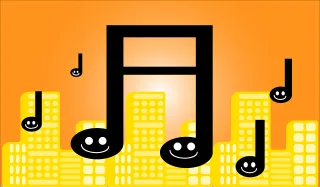 Abstract Anthropomorphic Art Stickdatei – Musik
