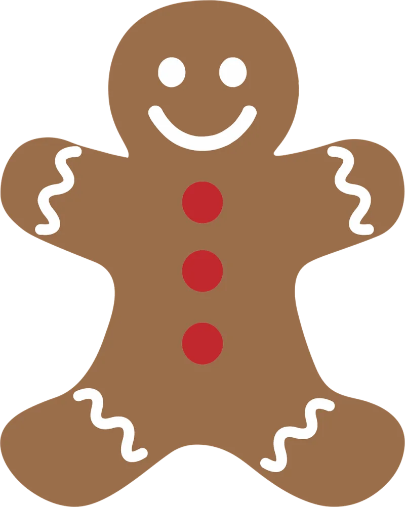 Anthropomorphic Cookie Decoration Stickdatei – Essen & Trinken