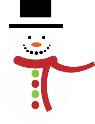 Anthropomorphic Christmas Decoration Stickdatei