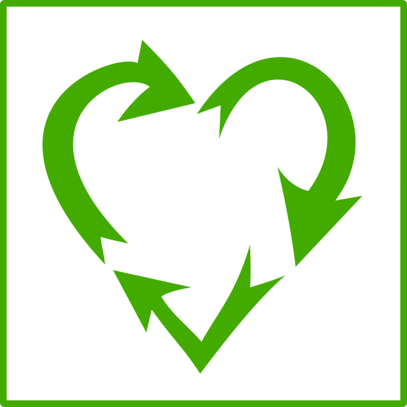 Environment Green Heart Stickdatei – Herzen & Liebe