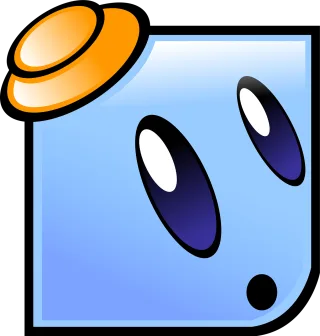 Amazed Robot Smiley Stickdatei
