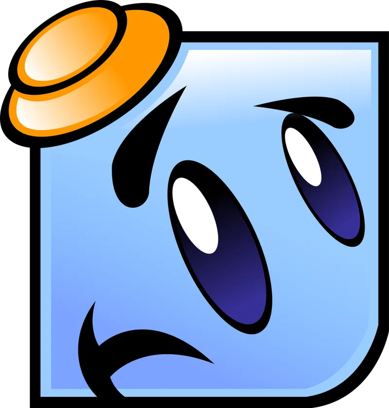 Concerned Robot Smiley Stickdatei – Kinder