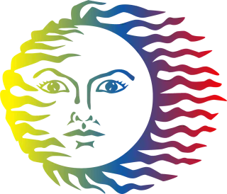 Anthropomorphic Colorful Face Stickdatei