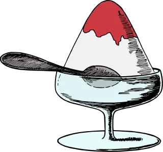 Cold Dessert Food Stickdatei – Essen & Trinken