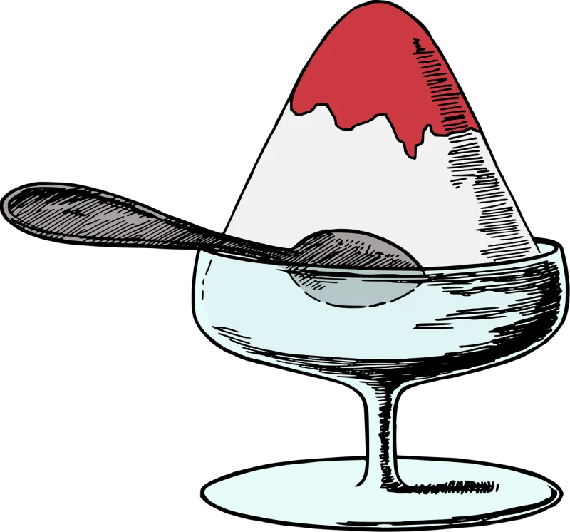 Cold Dessert Food Stickdatei – Essen & Trinken