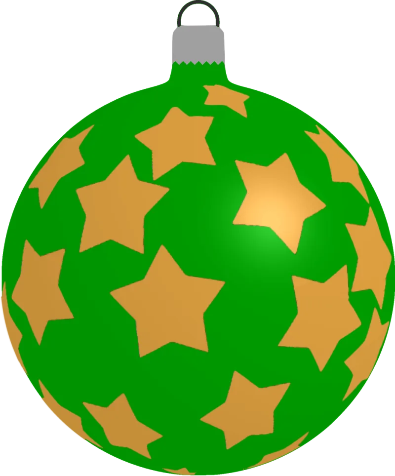 Bauble Christmas Nature Stickdatei – Natur