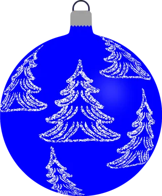 Bauble Nature Christmas Stickdatei