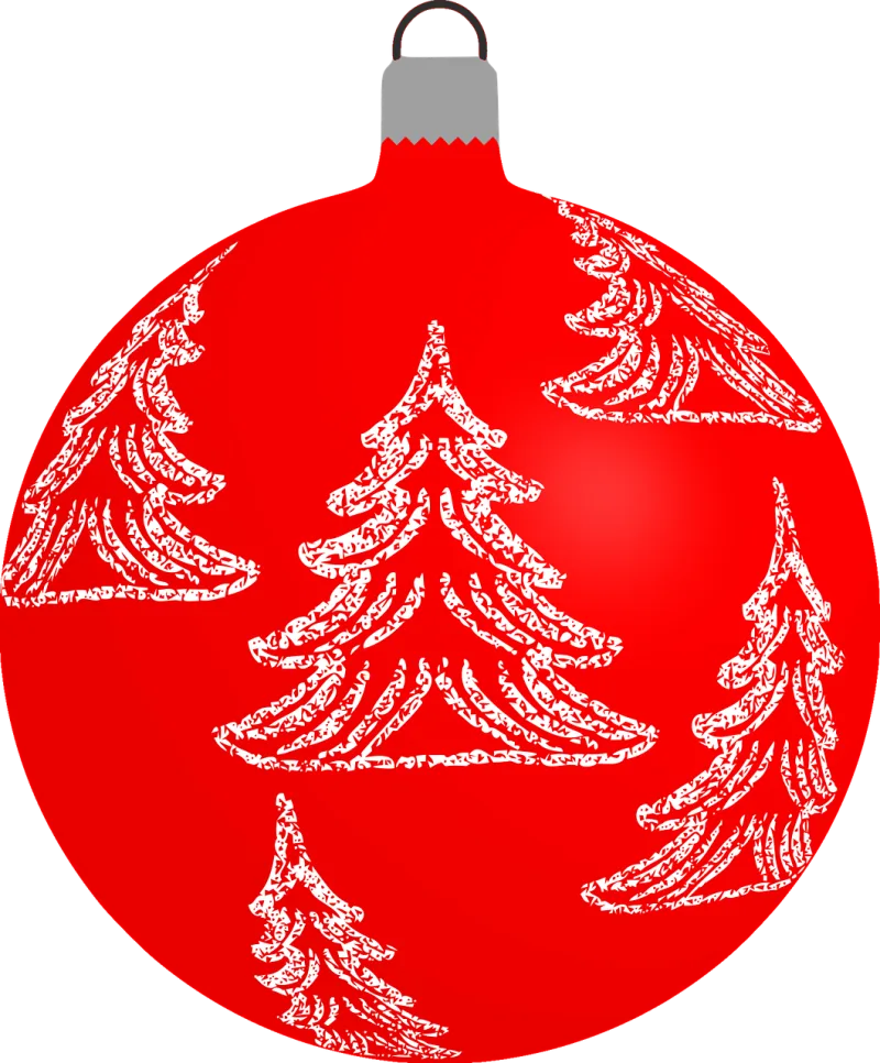 Bauble Christmas Decoration Stickdatei – Weihnachten