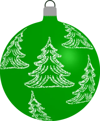 Bauble Christmas Nature Stickdatei