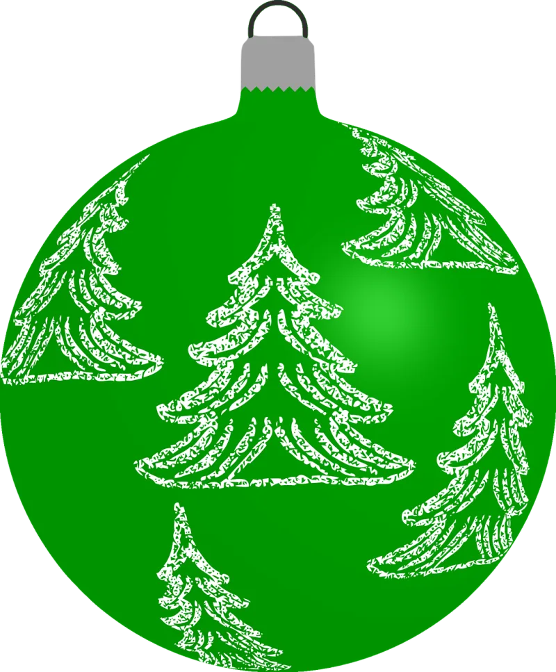 Bauble Christmas Nature Stickdatei – Weihnachten
