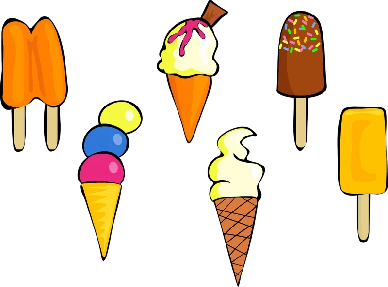 Eat Food Ice cream Stickdatei – Kinder