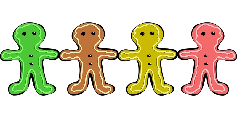 Colorful Cookie Eat Stickdatei – Weihnachten