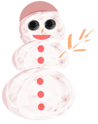Snowman Snow Christmas Stickdatei