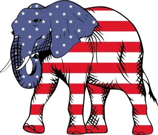America Animal Elephant Stickdatei