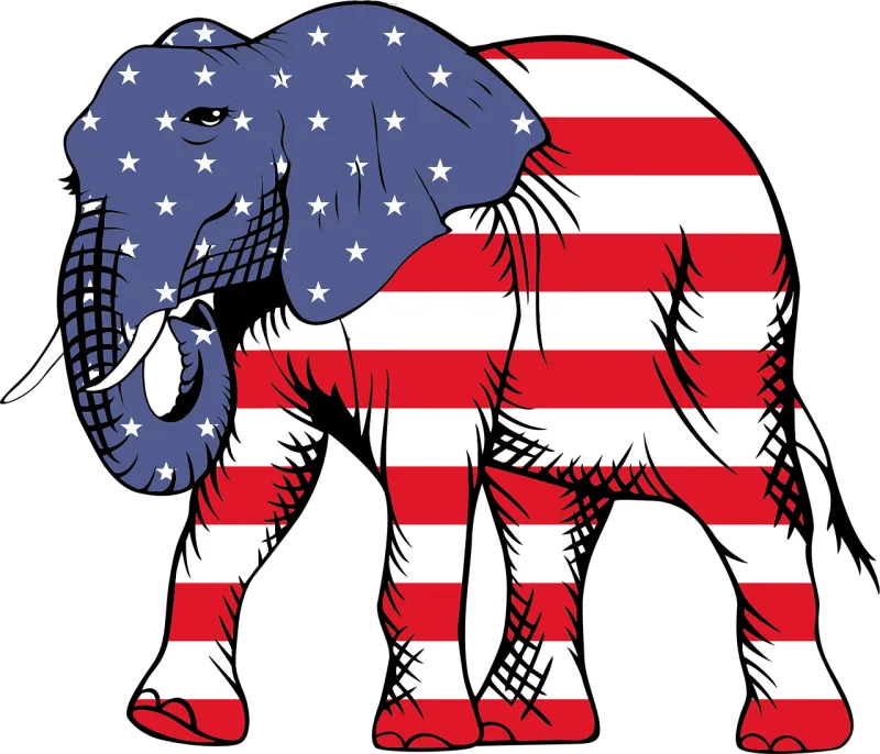 America Animal Elephant Stickdatei – Tiere