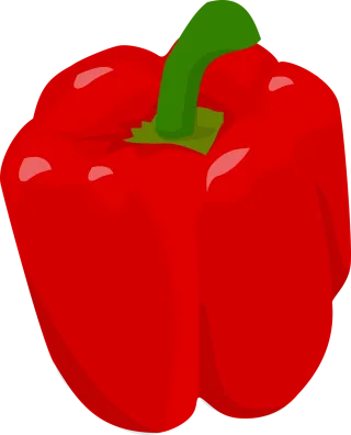 Bell pepper Capsicum Food Stickdatei