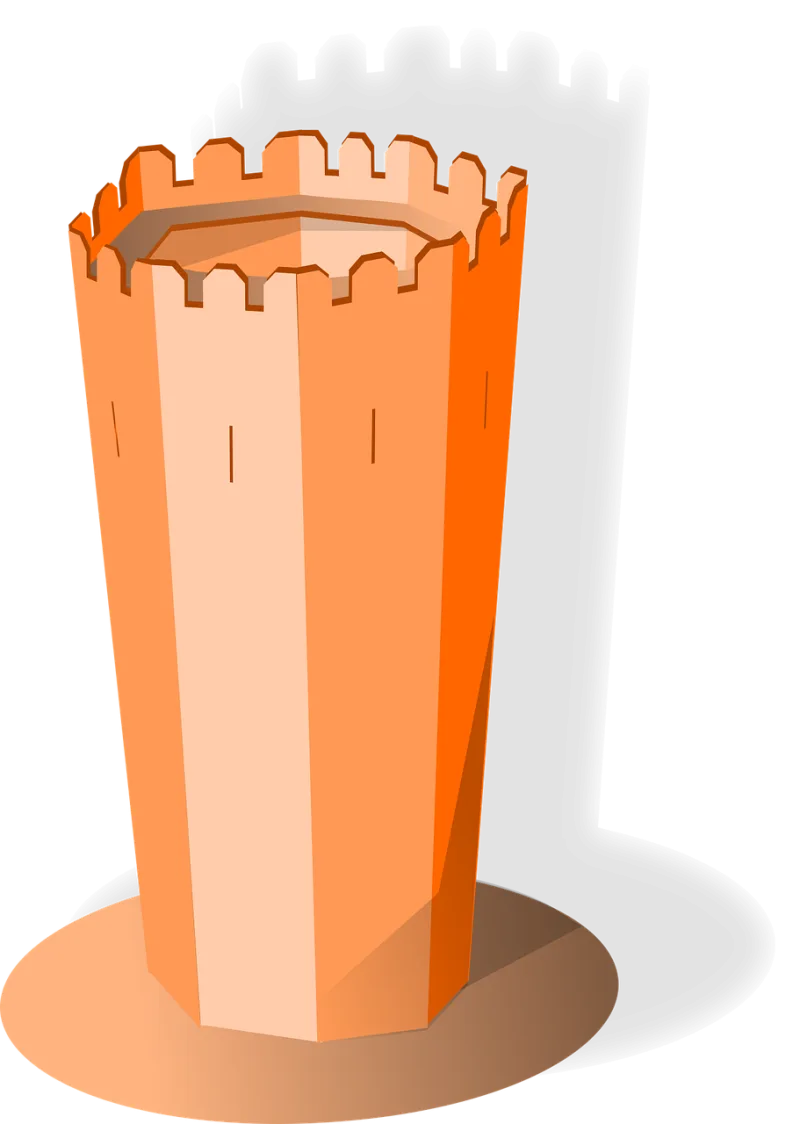 Castillo Castle Torre Stickdatei – Kinder