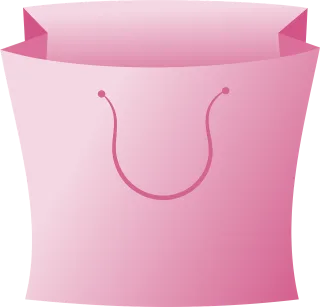 Bag Pink Shopping Stickdatei