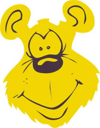 Bear Cartoon Cat Stickdatei