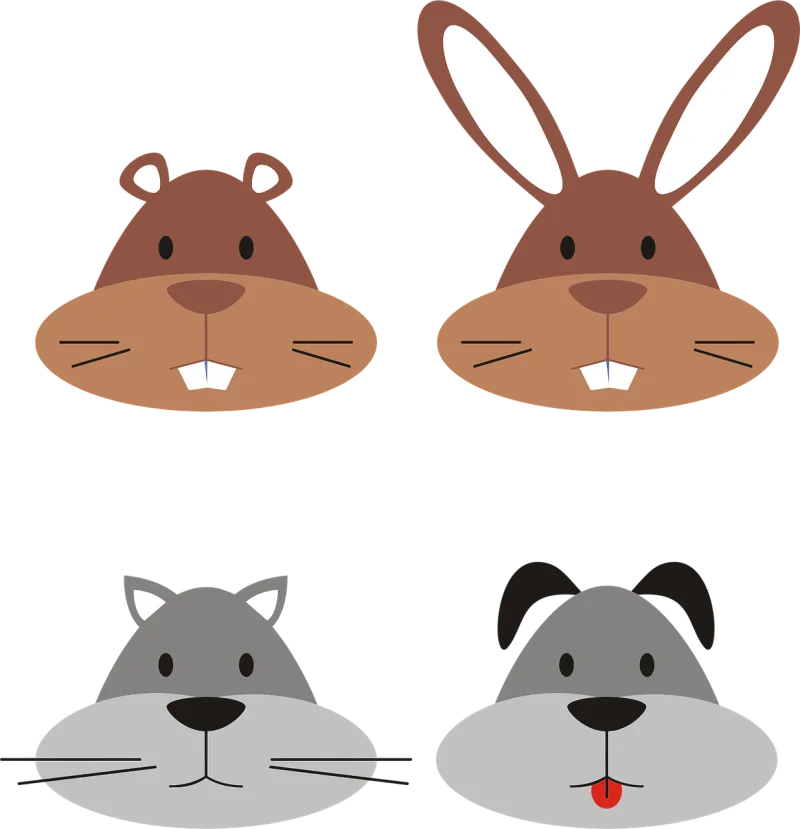 Animal Cartoon Cat Stickdatei – Tiere