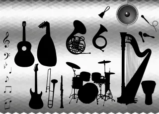 Bell Clarinet Drums Stickdatei