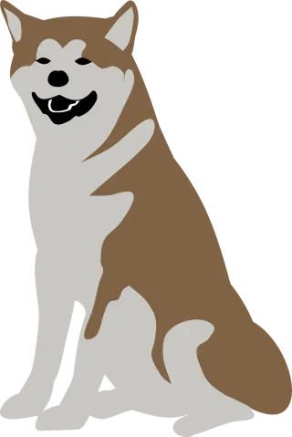 Animal Dog Malamute Stickdatei
