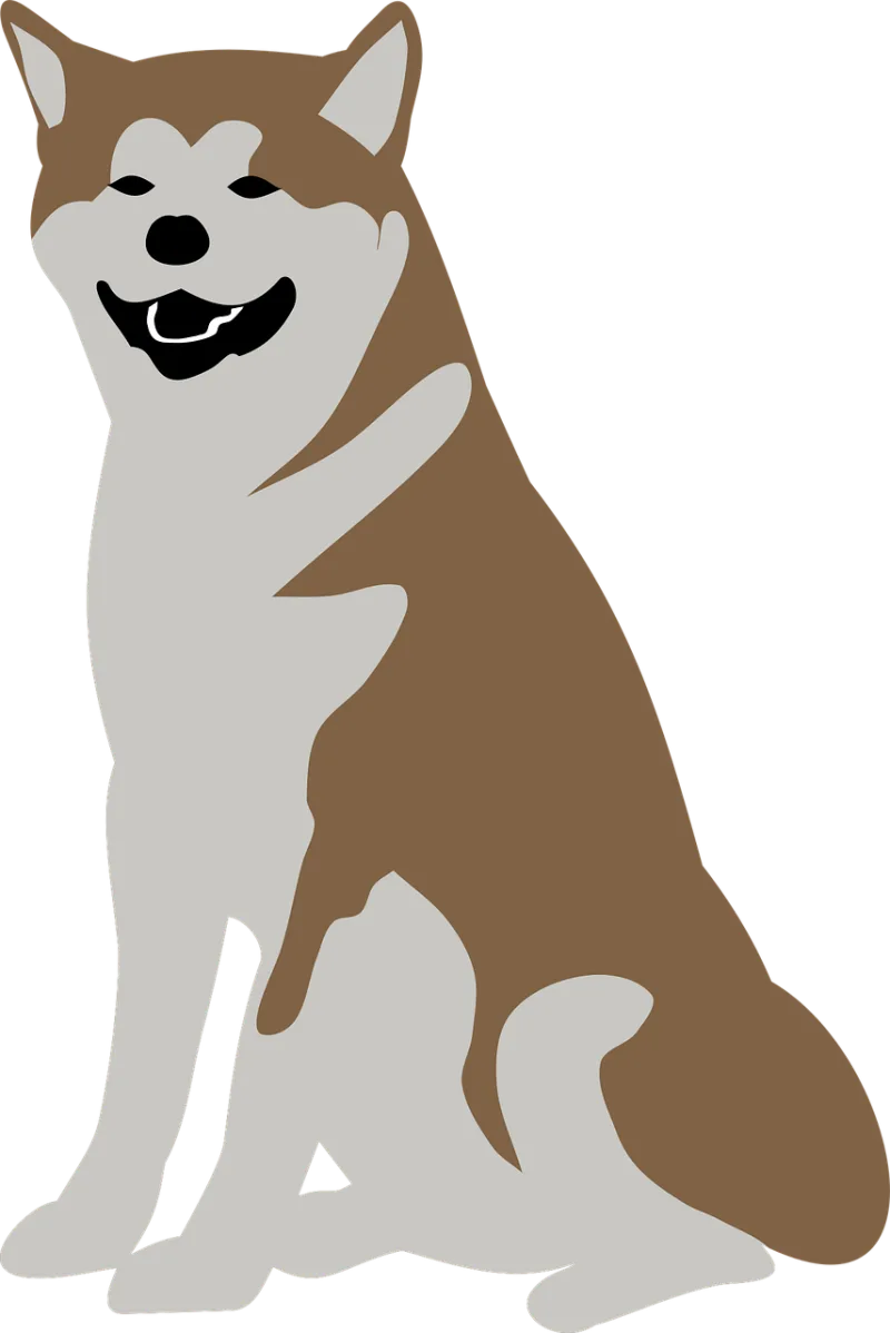 Animal Dog Malamute Stickdatei – Tiere