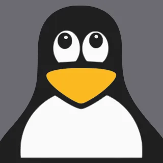 Penguin Linux Nature Stickdatei