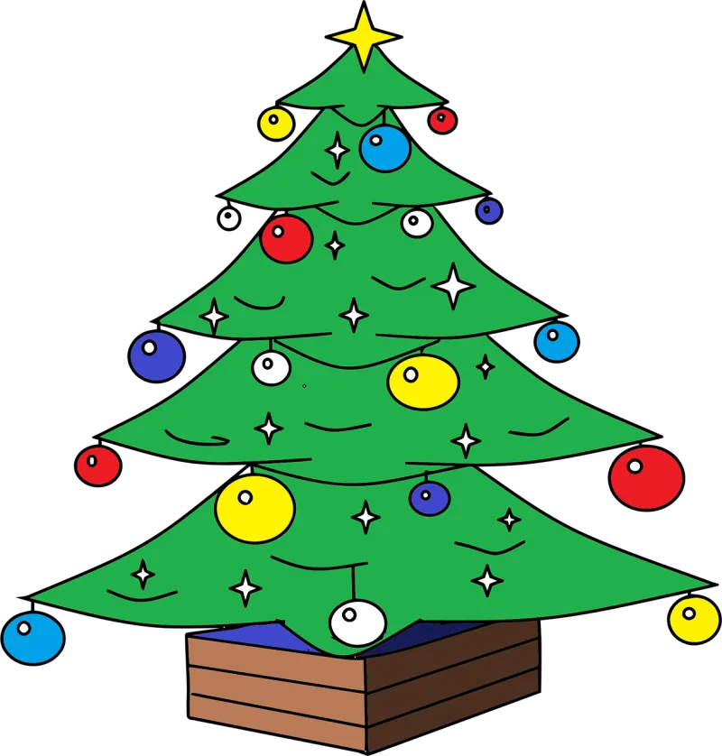 Christmas Holiday Nature Stickdatei – Weihnachten