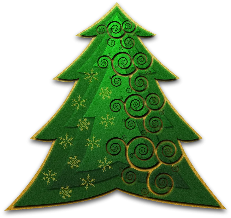 Christmas Nature Tree Stickdatei – Weihnachten
