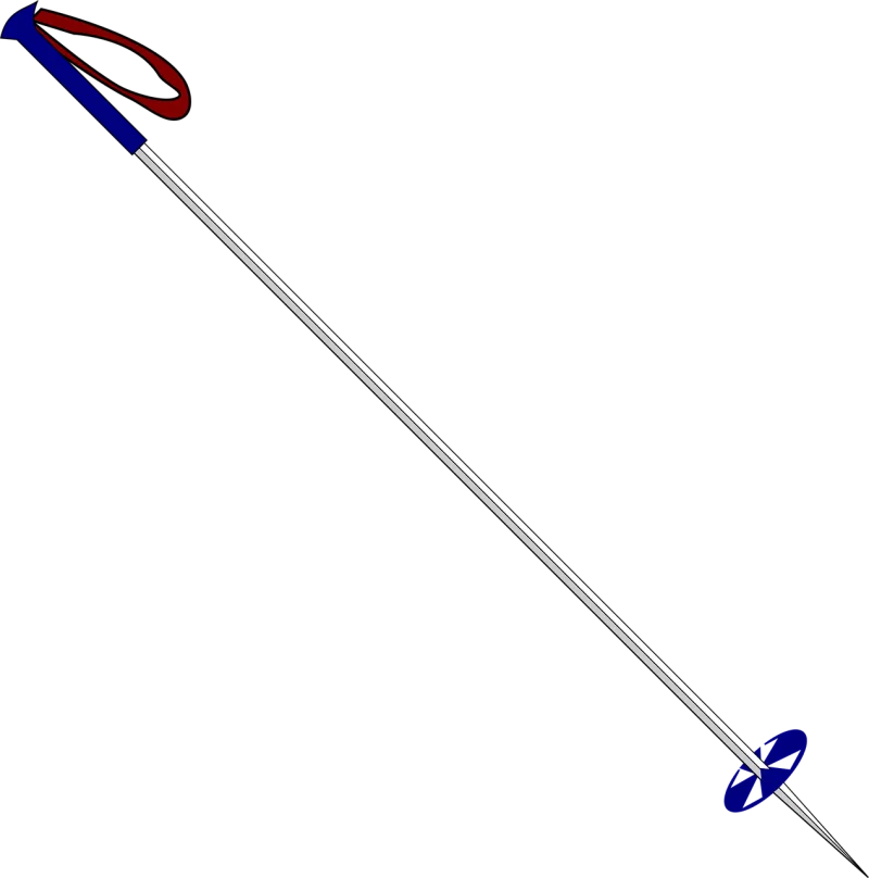 Pole Ski Skiing Stickdatei – Sport