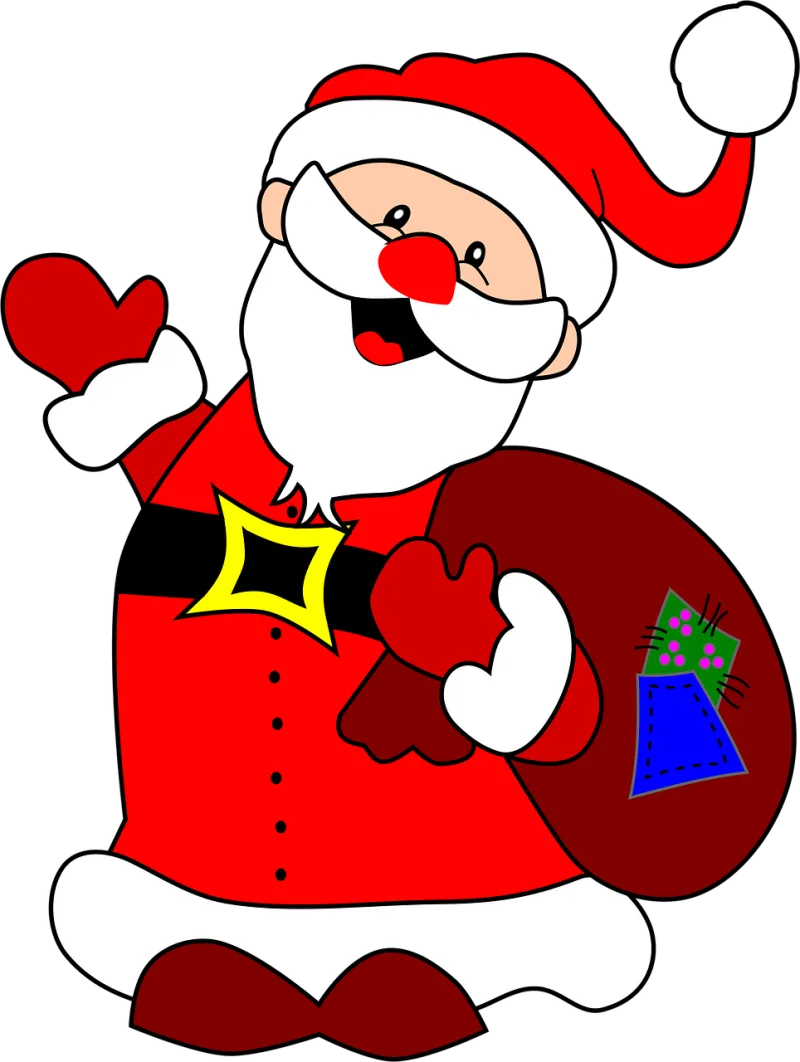 Christmas Claus Comic characters Stickdatei – Weihnachten