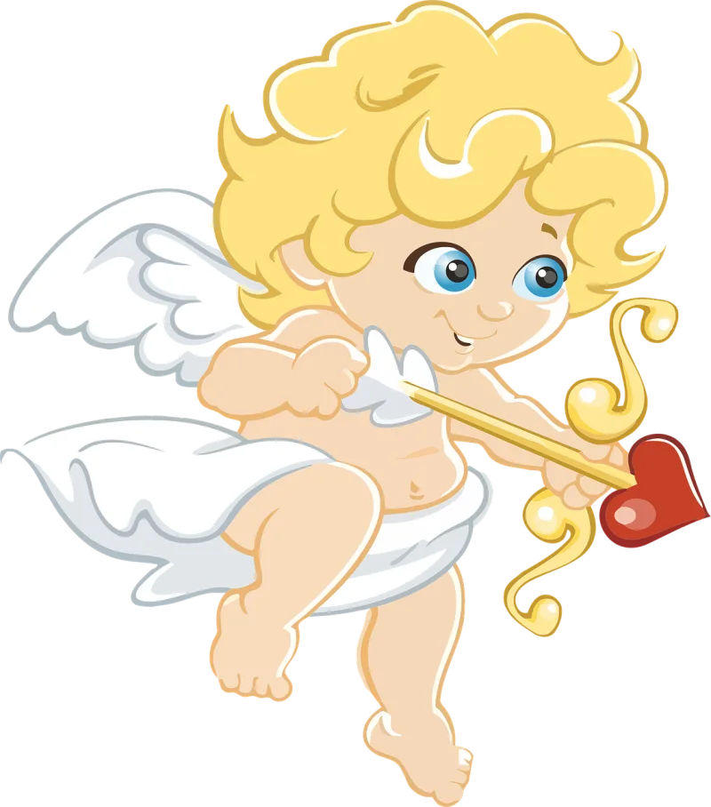 Angel Arrow Blonde Stickdatei – Herzen & Liebe