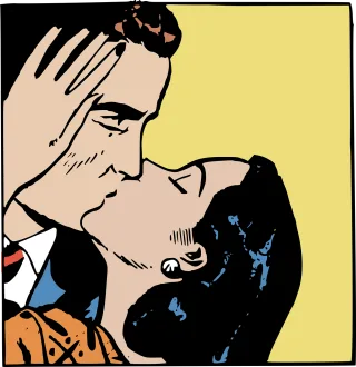 Kiss Kissing Love Stickdatei
