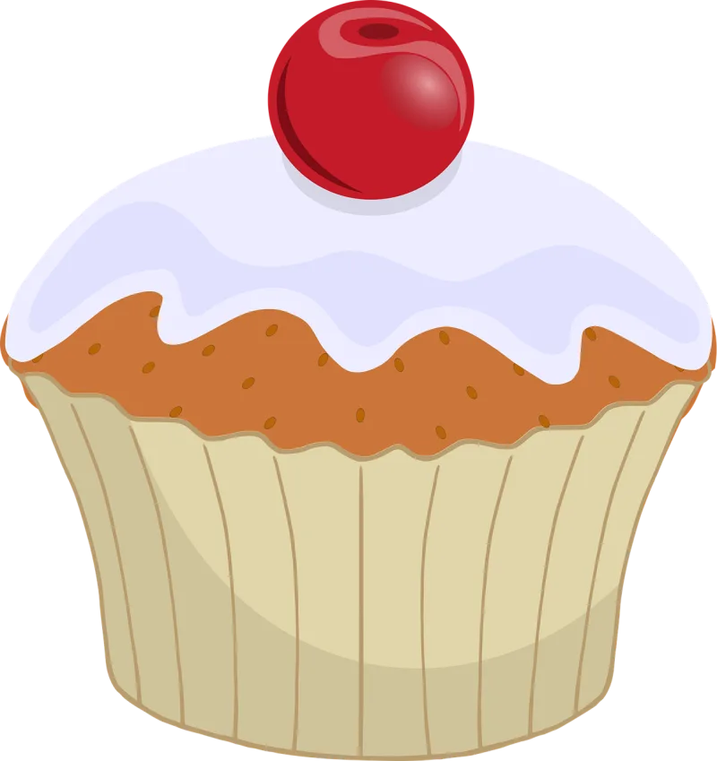 Cherry Cupcake Dessert Stickdatei – Kinder
