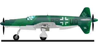 Fighter Germany Ww 2 Stickdatei