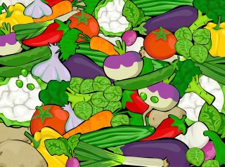 Bell pepper Broccoli Brussels sprouts Stickdatei – Weihnachten