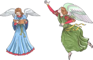 Angels Divine Female Stickdatei – Weihnachten